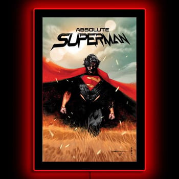 DC Comics Absolute Superman LED Poster (Large) Wall Light 