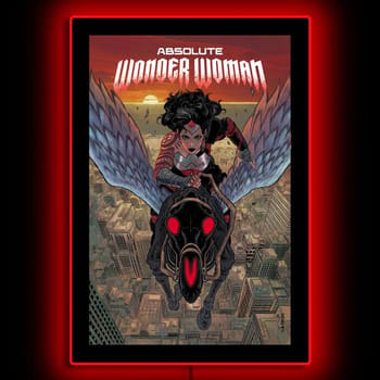 DC Comics Absolute Wonder Woman LED Poster (Large) Wall Light 