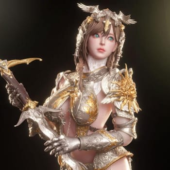 Deity Erosion Hwit ole-Phoeleo (Sculpted Hair Version) Sixth Scale Figure 