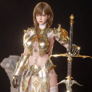 Deity Erosion Hwit ole-Phoeleo (Rooted Hair Version) Sixth Scale Figure 