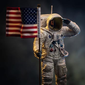 NASA Apollo 11 Astronaut Quarter Scale Statue 