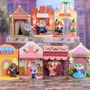 Disney Zootopia 2 Cosbi Diorama Collection Blind Box Set 
