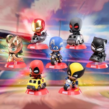 Marvel Marvel Cosbi Rider Bobble-Head Collection Blind Box Set 