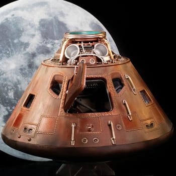 Apollo 11 Apollo 17 Command Module Scaled Replica 