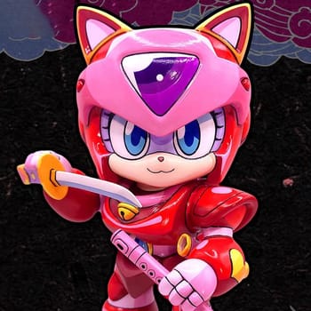 Samurai Pizza Cats Pururun (2nd Color Special Edition) Vinyl Collectible 