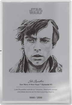 Star Wars Luke Skywalker™ Silver Collectible 