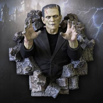 Universal Monsters Frankenstein Wall Sculpture Wall Decor 