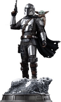 Star Wars Mandalorian and Grogu 1:10 Scale Statue 