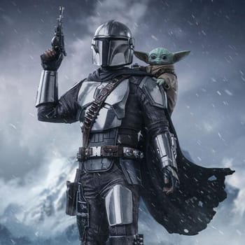 Star Wars Mandalorian and Grogu 1:10 Scale Statue 