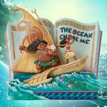 Disney Moana Story Book Figurine 