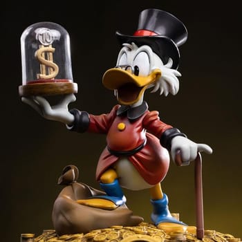 Disney Uncle Scrooge McDuck 1:10 Scale Statue 