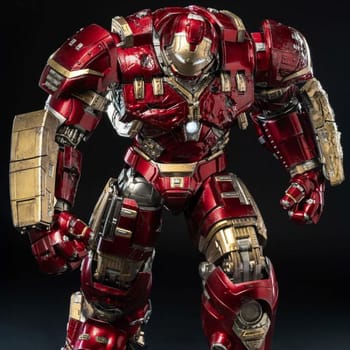 Marvel DLX Iron Man Mark 44 "Hulkbuster" (Battle Damaged) Action Figure 