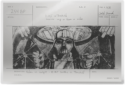 Star Wars Darth Vader™ Trench Run Foil Silver Collectible 