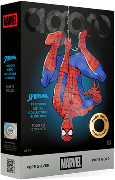 Marvel Spider-Man Transforms Blind Box Silver Collectible 