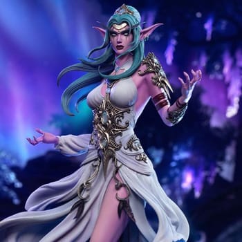 Warcraft Tyrande Whisperwind Statues 