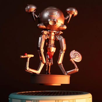 Fallout Floating Mr. Handy Figurine 