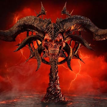 Diablo Diablo IV: Lord of Hatred Mephisto Art Mask Prop Replica 