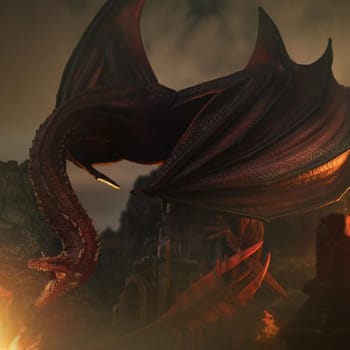 Game of Thrones Caraxes Statues 