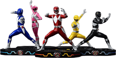 Mighty Morphin Power Rangers Power Rangers 5-Ranger Set Quarter Scale Statue 