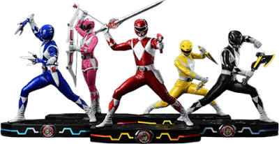 Mighty Morphin Power Rangers Power Rangers 5-Ranger Set (Deluxe Bonus Version) Quarter Scale Statue 