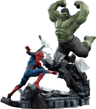 Marvel Spider-Man vs Hulk 1:10 Scale Statue 