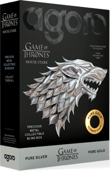 Game of Thrones House Stark Blind Box Silver Collectible 