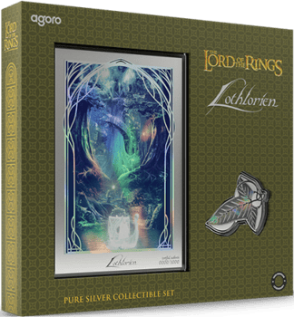 The Lord of the Rings Lothlorien Set Silver Collectible 