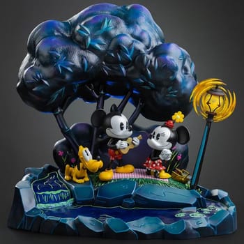 Disney Mickey, Minnie, and Pluto’s Day at the Park Deluxe 1:10 Scale Statue 