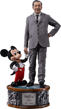 Disney Walt Disney & Mickey Mouse Quarter Scale Statue 