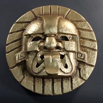 Indiana Jones Golden Sun Circle Medallion Wall Decor 
