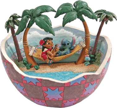 Disney Lilo & Stitch in Coconut Figurine 