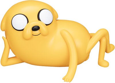 Adventure Time Jake Vinyl Piggy Bank Collectible Figure 