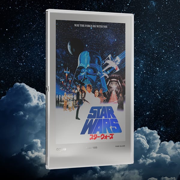 A New Hope™ Japanese Movie Poster Silver Collectible by Agoro