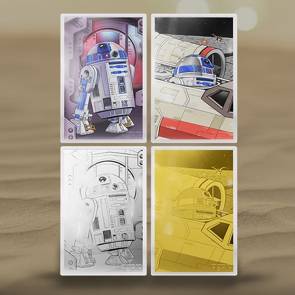 R2-D2™ Blind Box Silver Collectible by Agoro
