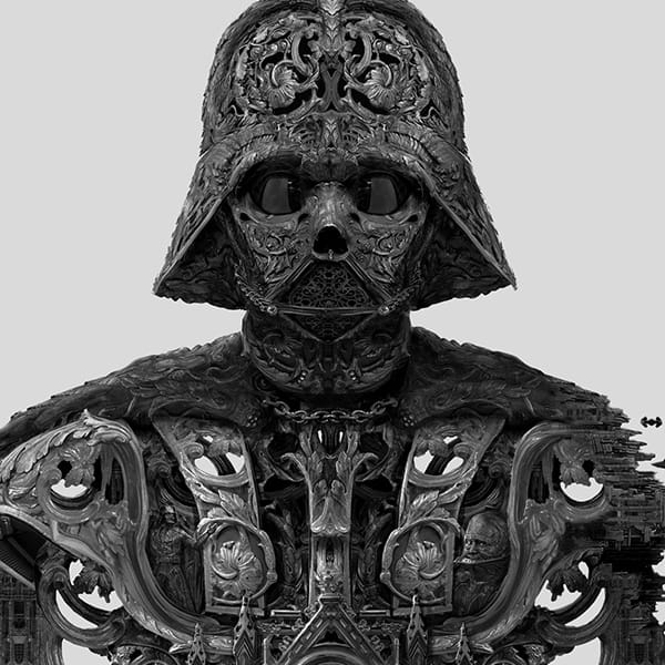 Darth Vader™ Fine Art Print by artist Nekro XIII