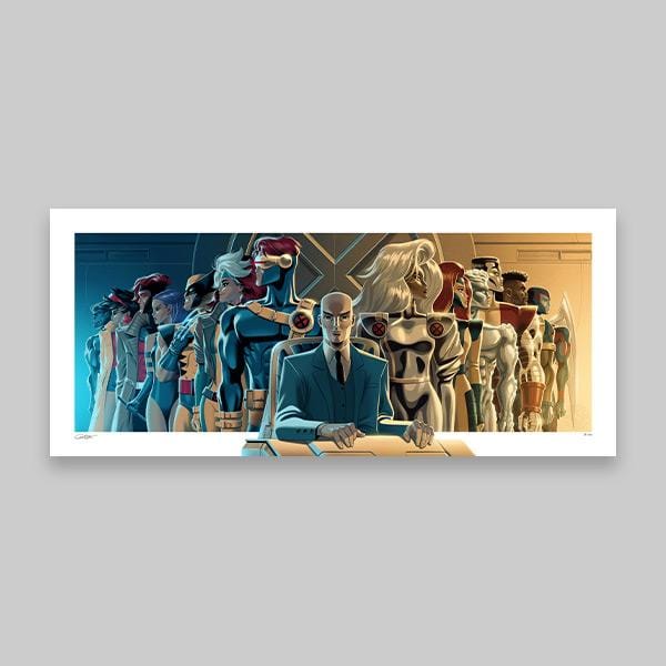 Charles Xavier and the X-Men Art Print