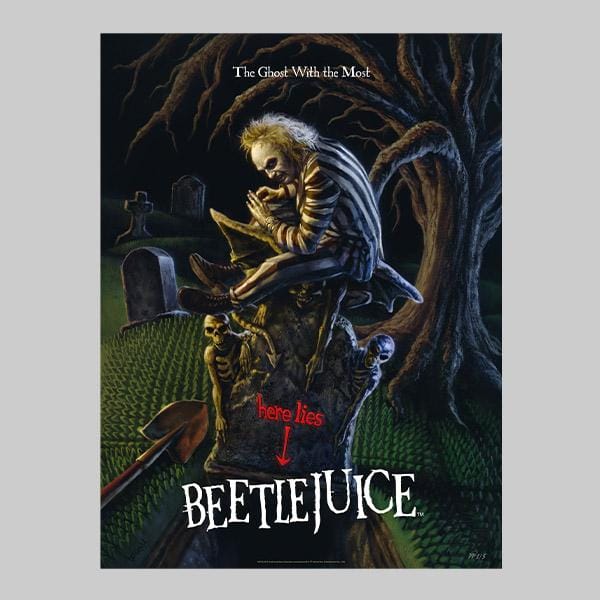 Beetlejuice: The Ghost With the Most Art Print