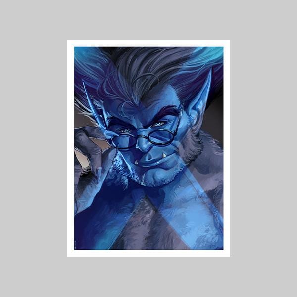 X-Men Portraits: Beast Art Print
