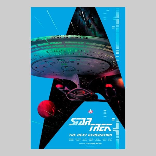 Star Trek: The Next Generation Foil Variant Art Print