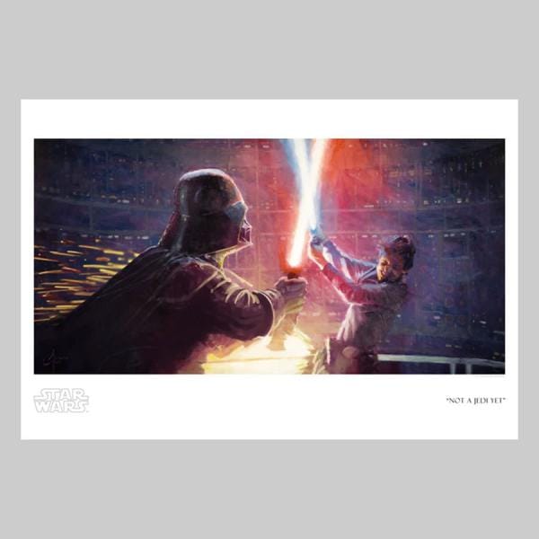 Not a Jedi Yet Art Print
