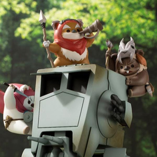 Battle of Endor The Little Rebels Statues