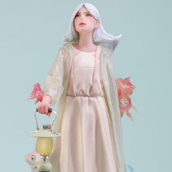 Into the Dark Forest (White) Statue