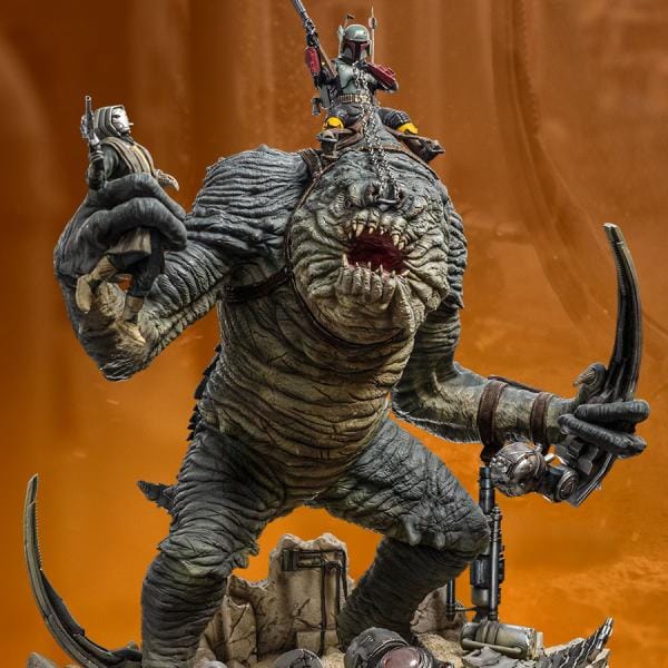 Boba Fett & Rancor Statue