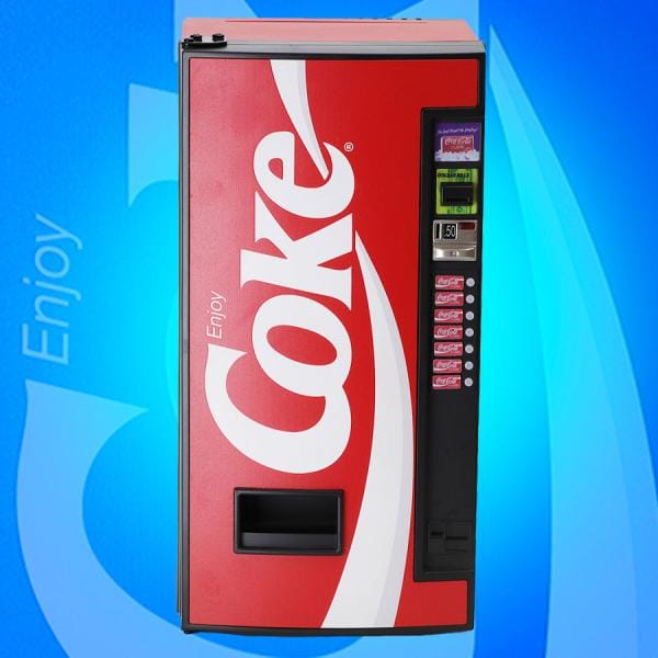 Coca-Cola Classic Vending Machine Mini Fridge Scaled Replica