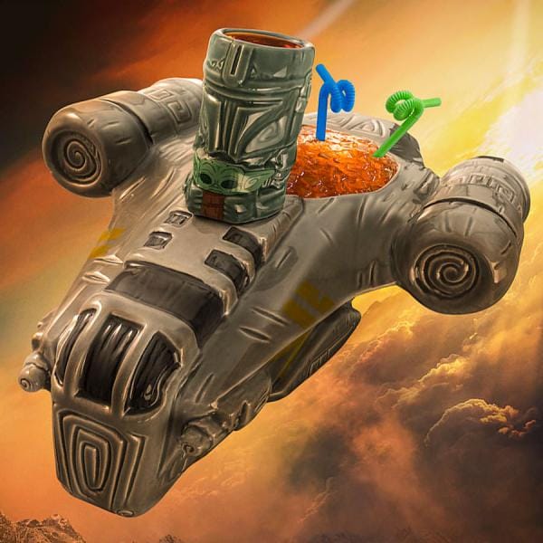 Razor Crest Punch Bowl Set Tiki Mug