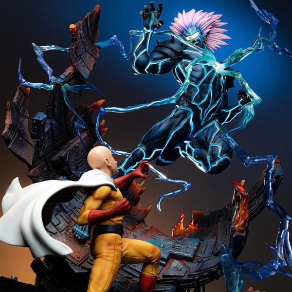Saitama VS Lord Boros Statues