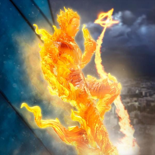 Human Torch 1:10 Scale Statue