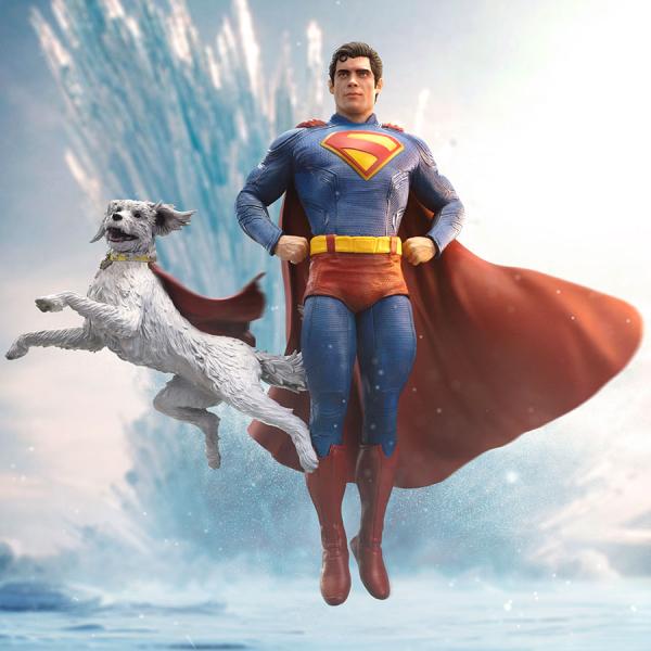 Superman & Krypto 1:10 Scale Statue