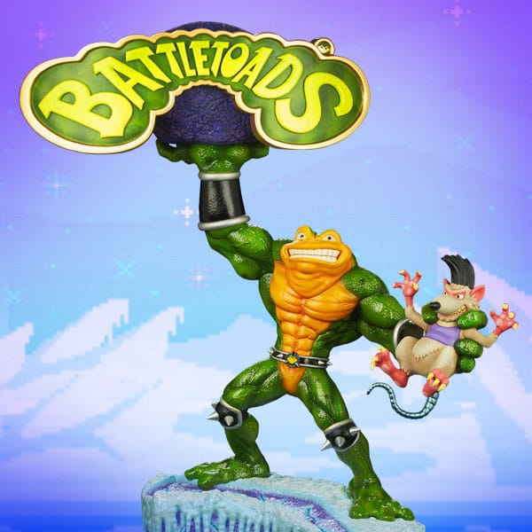 Battletoads Zitz Rare Cover Art Statue - PCS