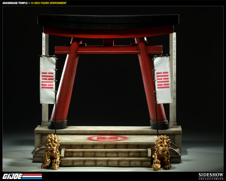 G.I. Joe Arashikage Temple Sixth Scale Figure Environment by